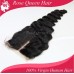 Deep Wave Middle Part Peruviian Virrgin Hair 4x4 Lace Closure Swiss Lace With Bleached Knots Cheap Rose Queen Lace Closures,3pcs